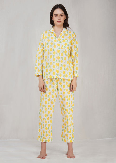 Lemon Women's Nightsuit Set